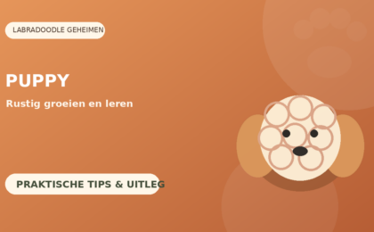 Labradoodle-puppy – praktische tips over opgroeien en leren