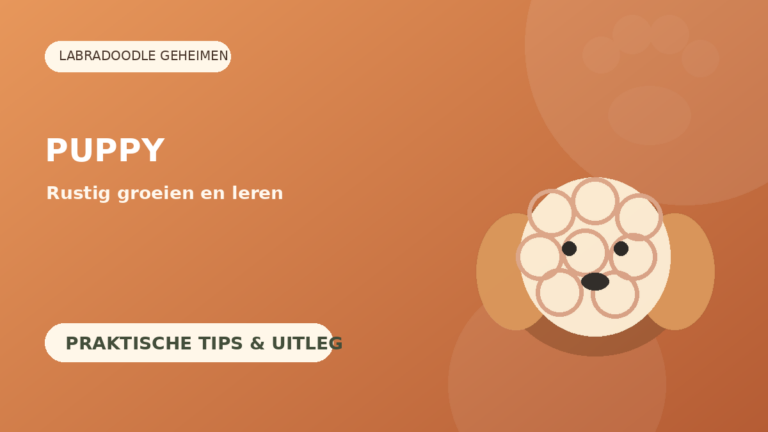 Waarom een Labradoodle-puppy in handen en kleding bijt